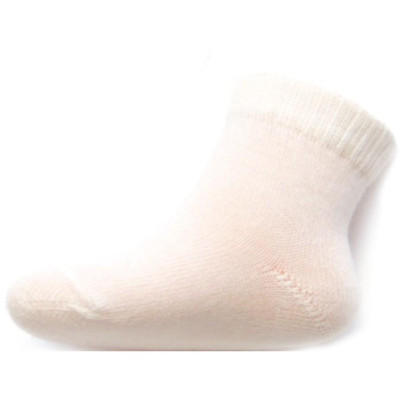 Kojenecké bavlněné ponožky New Baby bílé, 56 (0-3m)