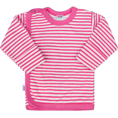 Kojenecká košilka New Baby Classic II s růžovými pruhy, 50