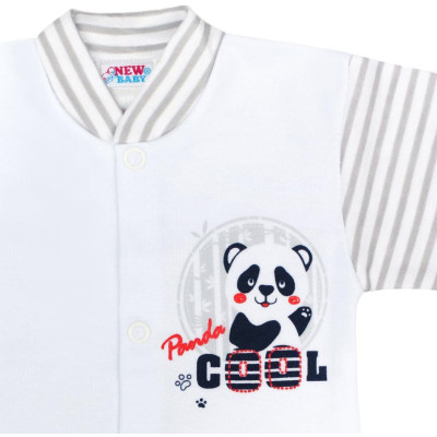 Kojenecký kabátek New Baby Panda, 56 (0-3m)