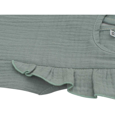 Kojenecké mušelínové šaty New Baby Summer Nature Collection mátové, 56 (0-3m)