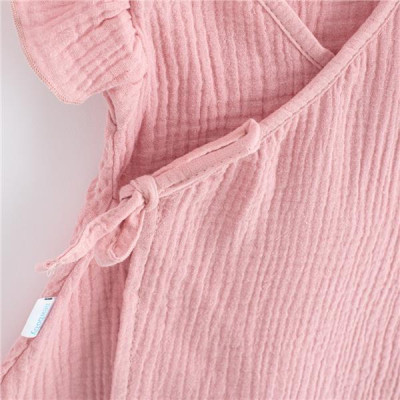 Letní kojenecké mušelínové šaty New Baby Soft dress růžová, 56 (0-3m)