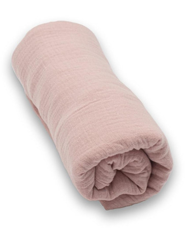 Dětská mušelínová deka New Baby 80x100 cm růžová