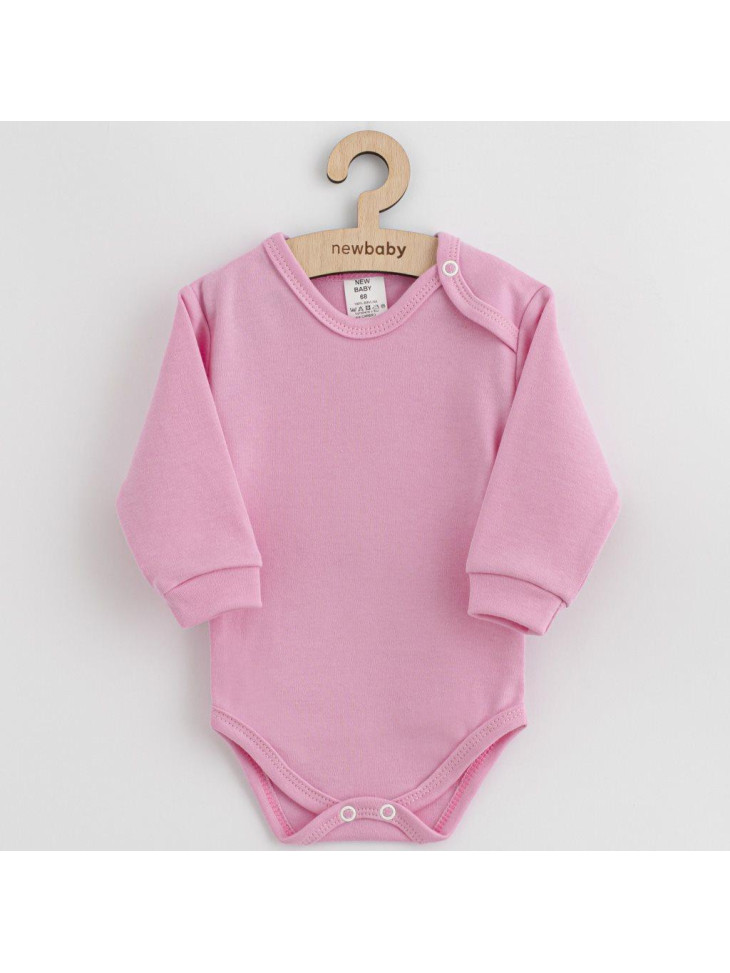 Kojenecké bavlněné body New Baby Casually dressed růžová, 56 (0-3m)