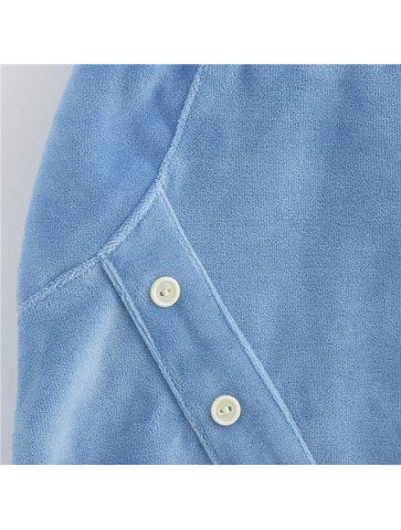 Kojenecké semiškové tepláčky New Baby Suede clothes modrá, 62 (3-6m)