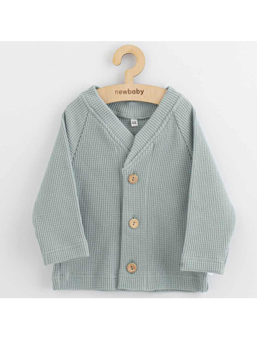 Kojenecký kabátek na knoflíky New Baby Luxury clothing Oliver šedý, 68 (4-6m)